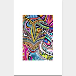 Zebra abstract Posters and Art